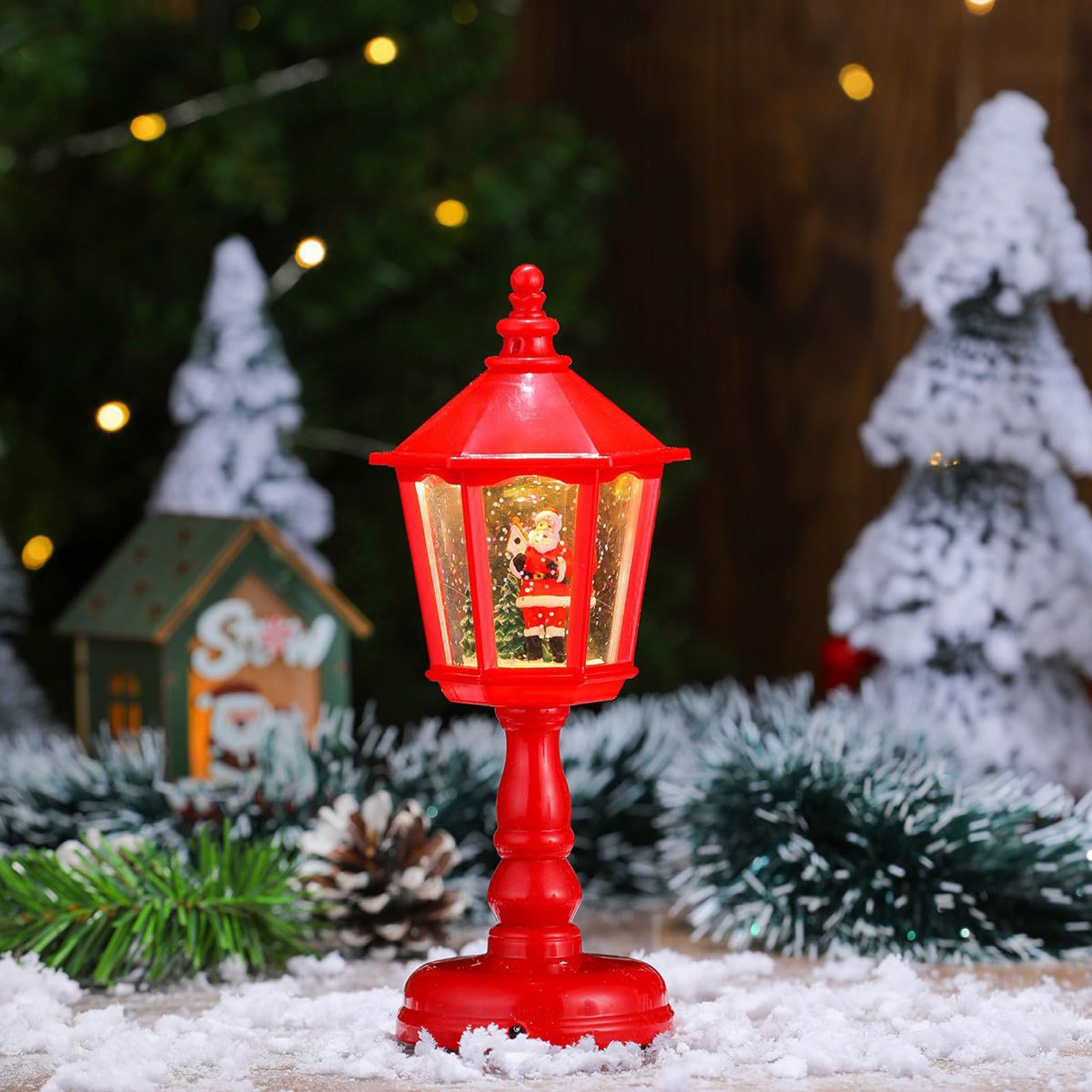 Amazon.com: Christmas Decorations Lighted Lamp Snow Globe LED